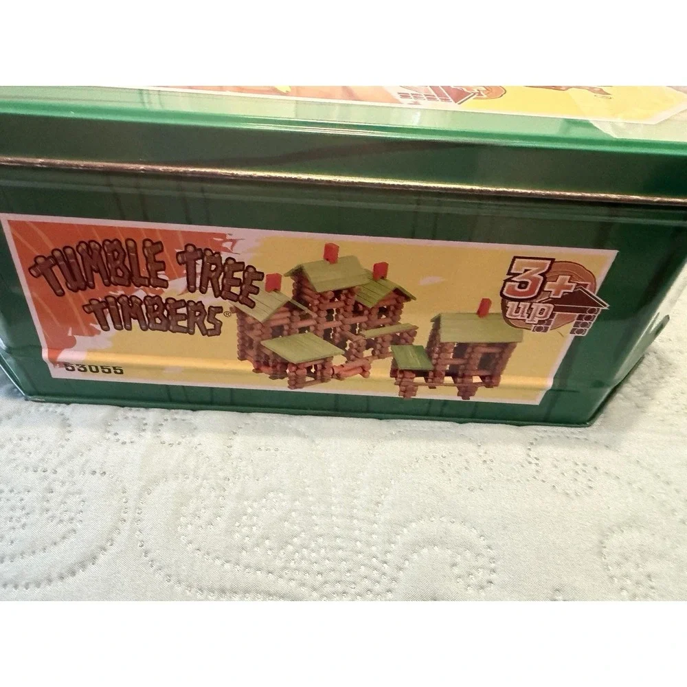 Tumble Tree Timbers Limited Edition 380 Pc Log Cabin Building Set #53055 w Case